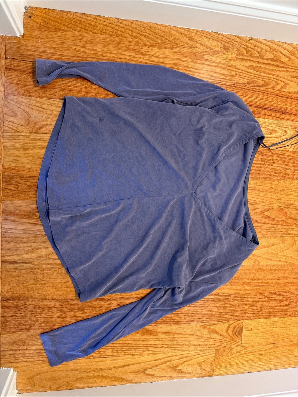 lululemon athletica Long Sleeve V-Neck Top - Blue
